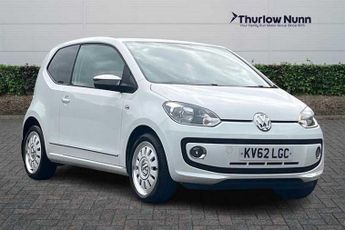 Volkswagen Up 1.0i (75 PS) White 3 Door Petrol Hatchback 